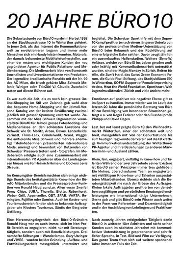 20 Jahre Büro 10