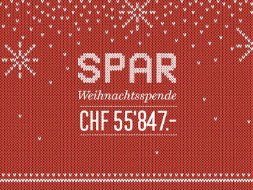 Weihnachtsspenden-Aktion SPAR