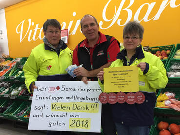Weihnachtsspenden-Aktion SPAR