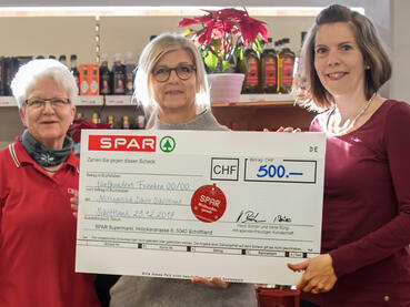 Weihnachtsspenden-Aktion SPAR